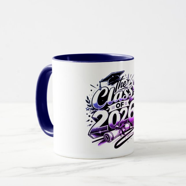 Tasse à café de remise des diplômes de la promotio (Devant gauche)