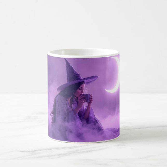 Tasse à café de sorcière | Coupe Halloween au clai (Centre)