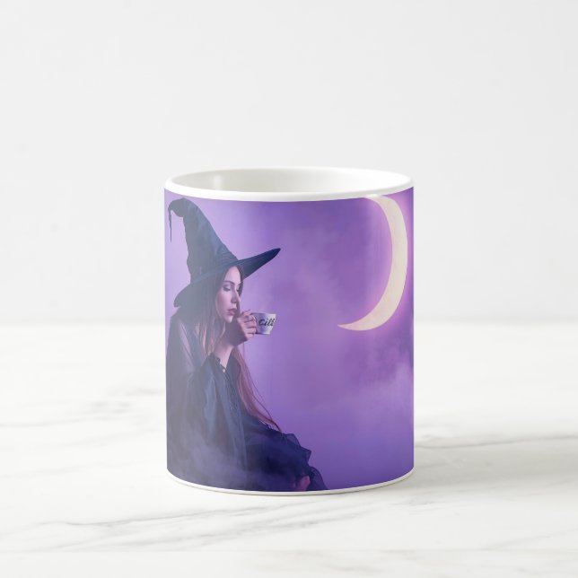 Tasse à café de sorcière | Coupe Halloween au clai (Centre)