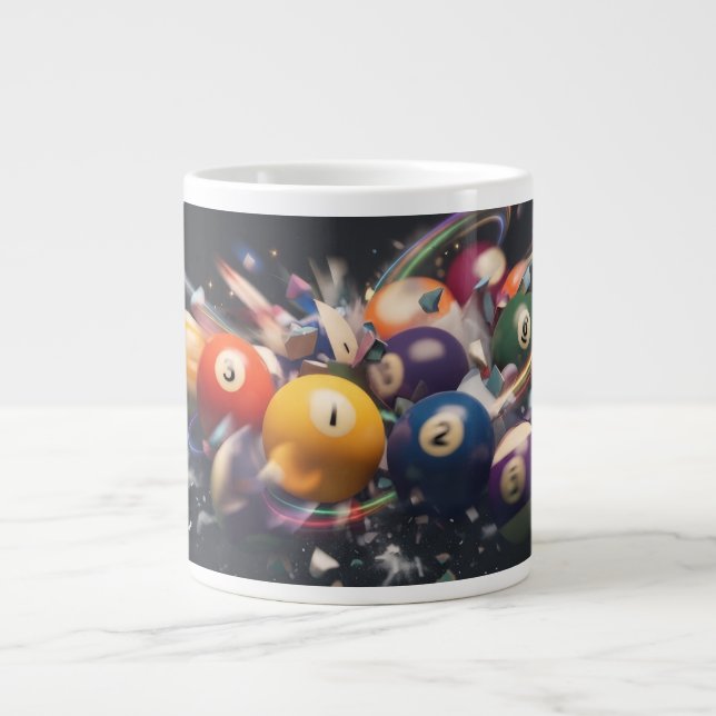 Tasse à café de style boule de billard  (Devant)
