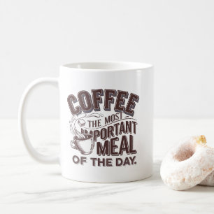 Tasse à café de style rétro amusant