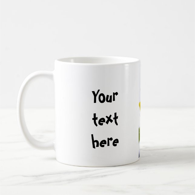 Tasse à café de thé anglais tournesol ... (Gauche)