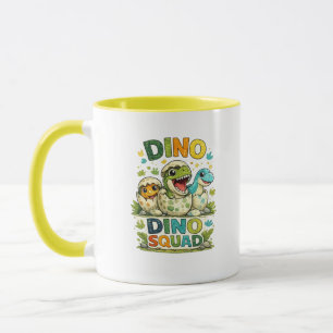 Tasse à café Dino Squad Bébé Dinosaure Mignon