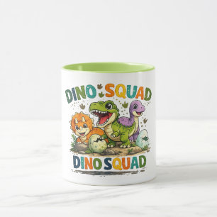 Tasse à café Dino Squad Mignon Dinosaure