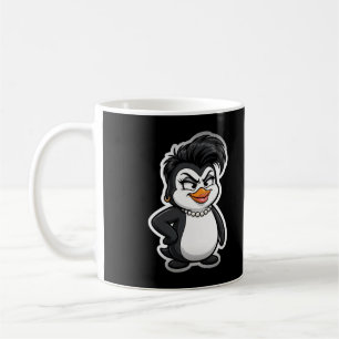 Tasse à café Diva Manchot Sassy Oiseau Drôle