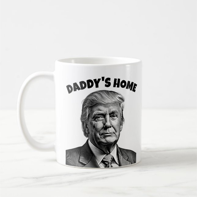 TASSE À CAFE DONALD TRUMP, CHEZ PAPA (Gauche)