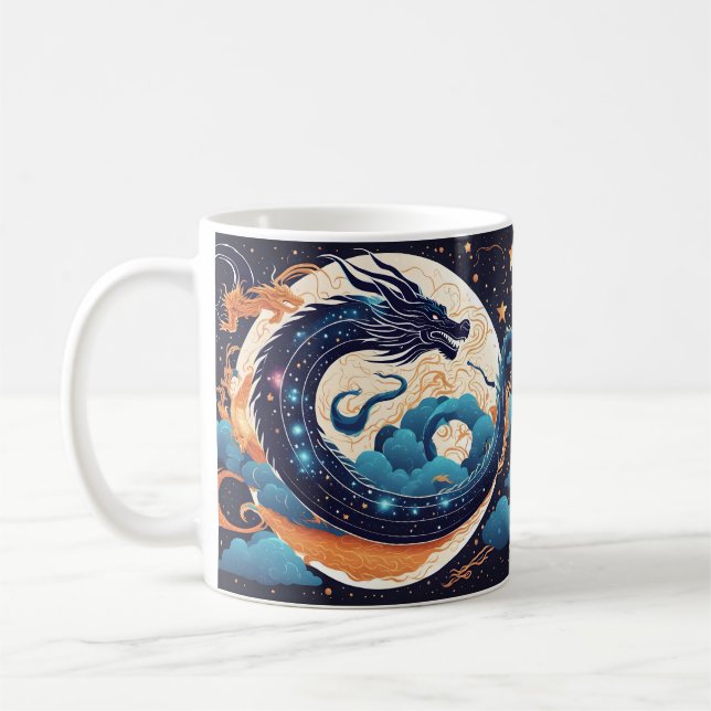tasse à café dragon de lune (Gauche)