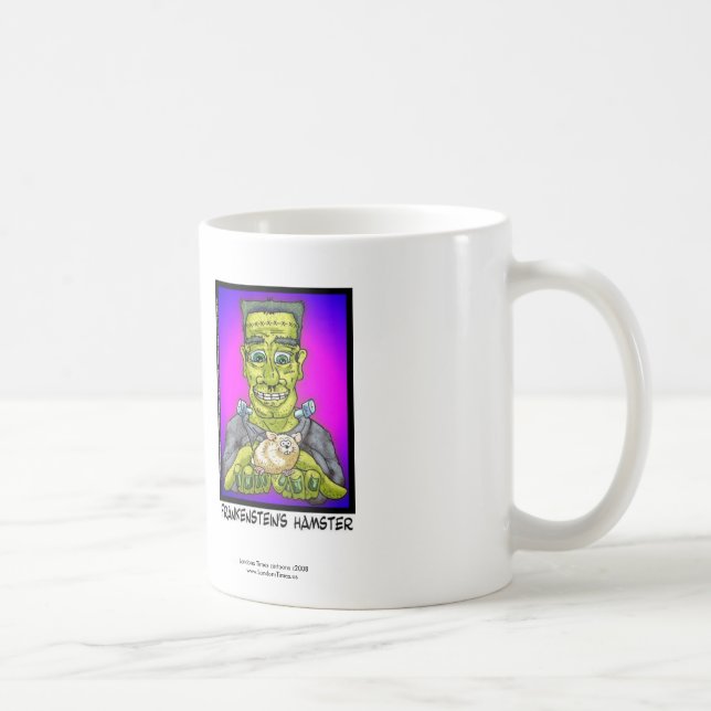 Tasse à café drôle avec le hamster de Frankenstein (Droite)