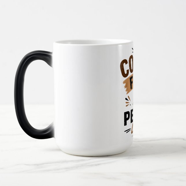 Tasse à café drôle – Café d'abord, les gens après  (Gauche)