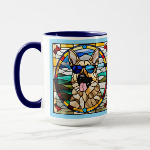 Tasse à café drôle de Berger Allemand