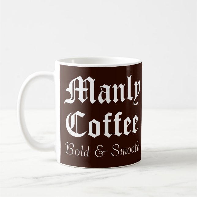 Tasse à café drôle de cadeau farfelu masculin (Gauche)