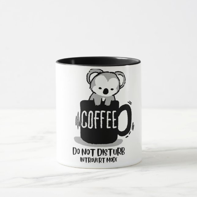 Tasse à café drôle de koala (Centre)