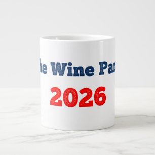Tasse à café drôle de la fête du vin 2026 pour l'é