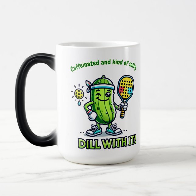 Tasse à café drôle de Pickleball, vaisselle de cui (Gauche)
