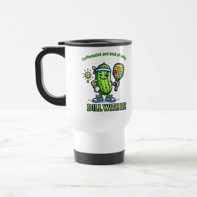 Tasse à café drôle de pickleball, vaisselle de cui (Gauche)