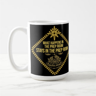 Tasse à café drôle de salle de préparation de Vega