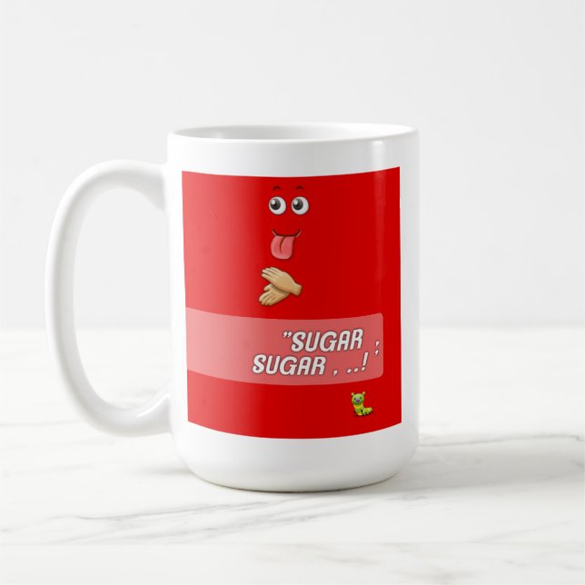 Tasse à café drôle et cool ou mug (Gauche)