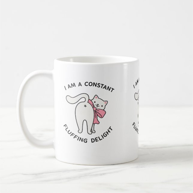 Tasse à café drôle et mignonne pour amateur de cha (Gauche)