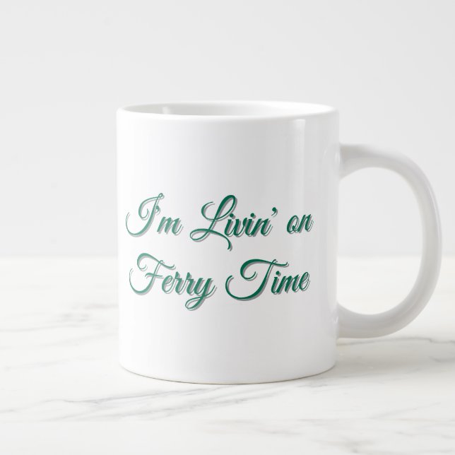 Tasse à café drôle extra large pour les retardatai (Droite)