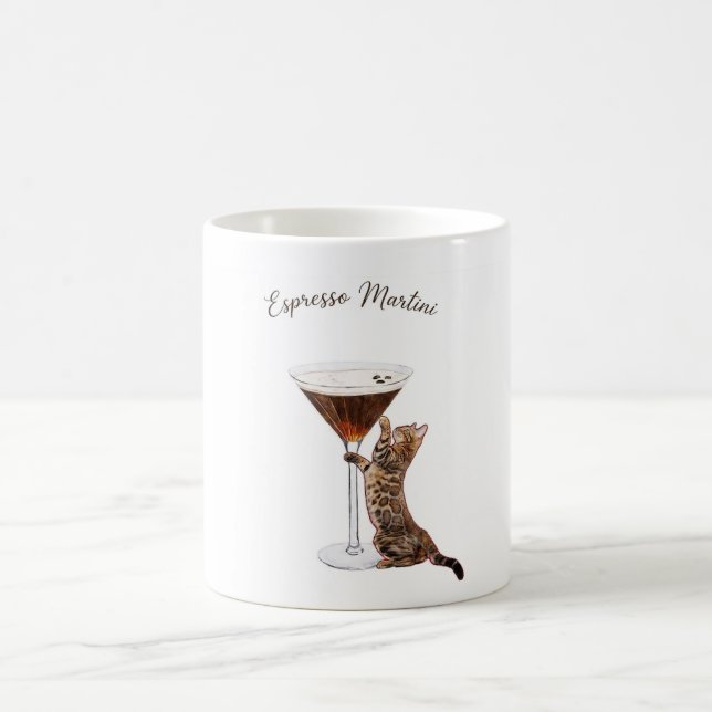 Tasse à café drôle pour amateur de chats et d'Espr (Centre)