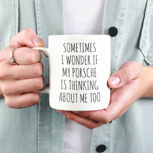 Tasse à café drôle pour amateur de Porsche, cadeau