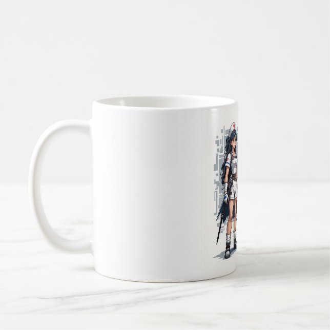 Tasse à café drôle pour infirmière — Cadeau sarcas (Gauche)