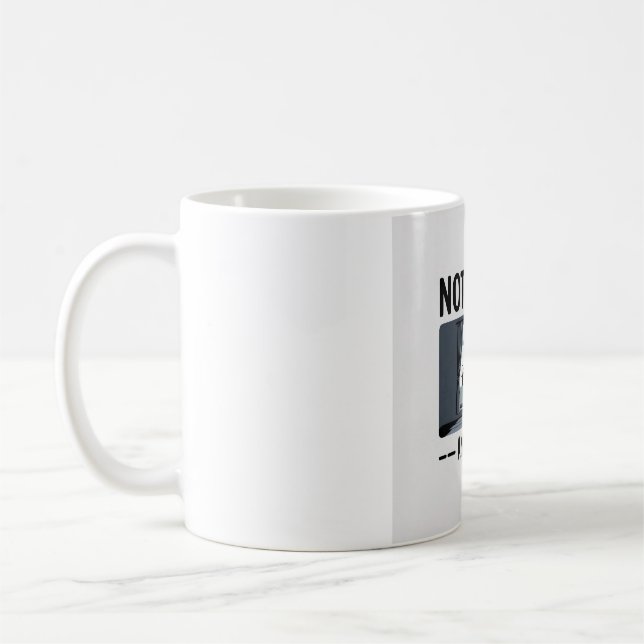 Tasse à café drôle pour introverti — Cadeau "Pas a (Gauche)