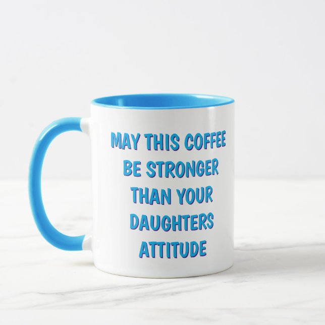 Tasse à café drôle sur l'attitude de la fille pour (Gauche)
