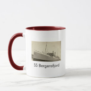 Tasse à café du bateau norvégien SS Bergensfjord
