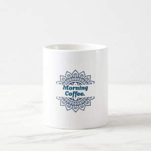 Tasse à café du matin en céramique à motif mandala