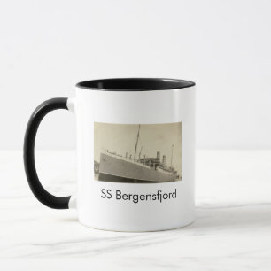 Tasse à café du navire norvégien SS Bergensfjord