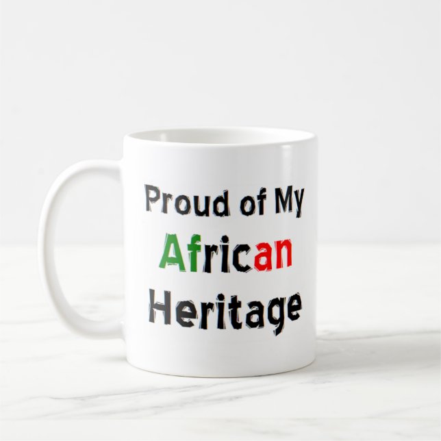 tasse à café du patrimoine africain (Gauche)