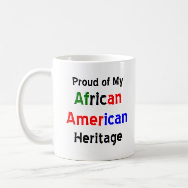 tasse à café du patrimoine africain américain (Gauche)