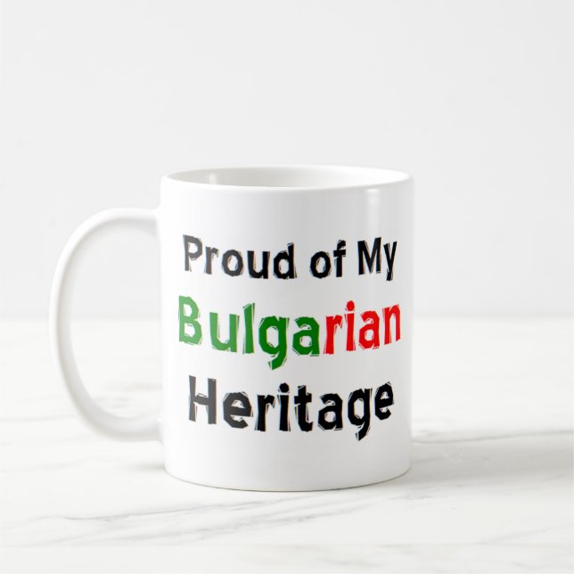 tasse à café du patrimoine bulgare (Gauche)