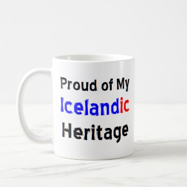 tasse à café du patrimoine islandais (Gauche)