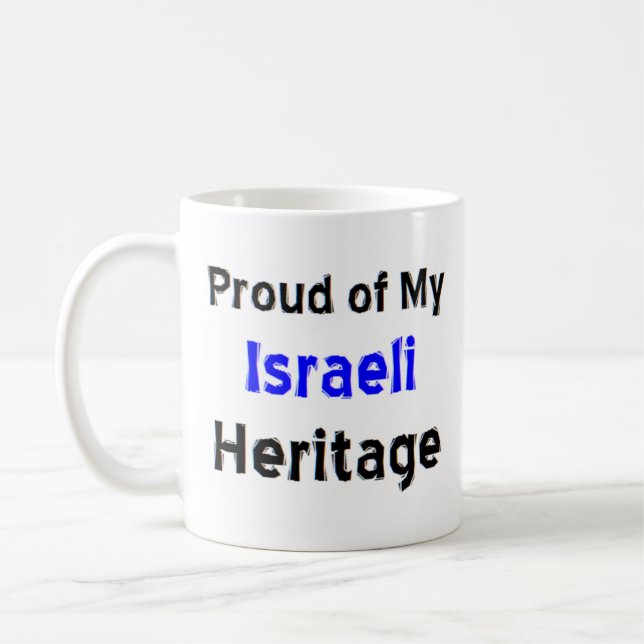 tasse à café du patrimoine israélien (Gauche)