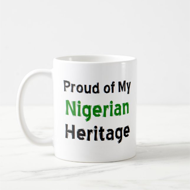 tasse à café du patrimoine nigérian (Gauche)