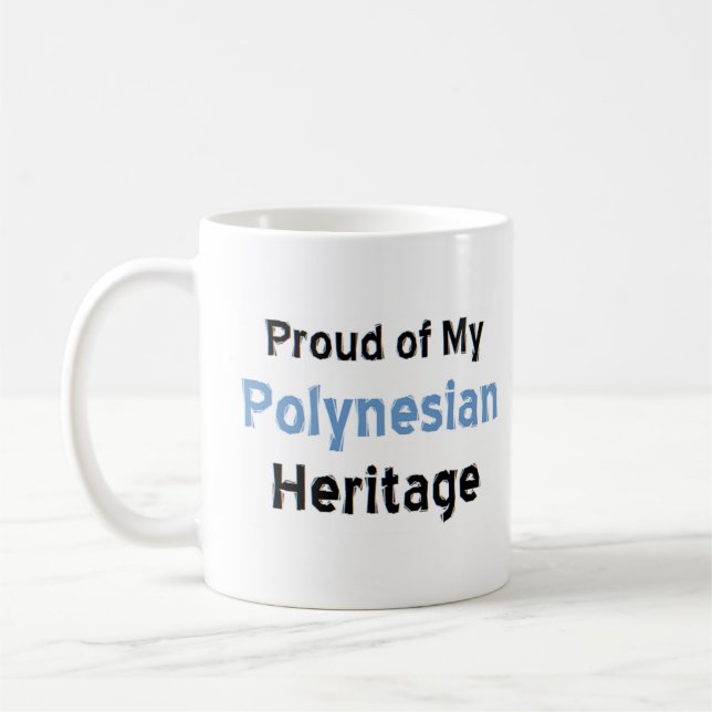 tasse à café du patrimoine polynésien (Gauche)