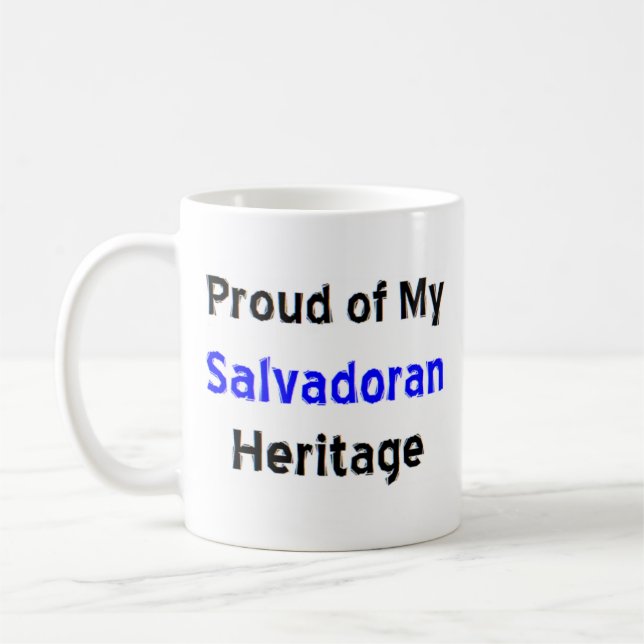tasse à café du patrimoine salvadorien (Gauche)