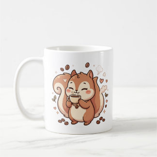 Tasse à café écureuil Kawaii