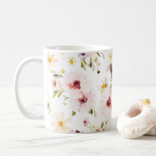 Tasse à café élégante – Aquarelle