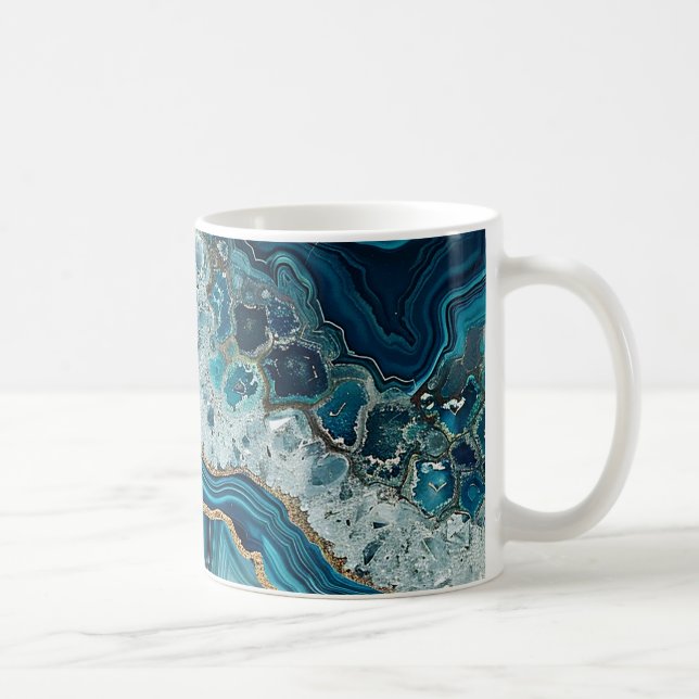 Tasse à café en Agate de Teal (Droite)