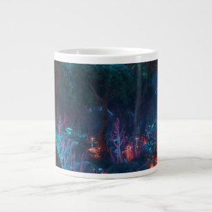 Tasse à café en bois de fantaisie sombre