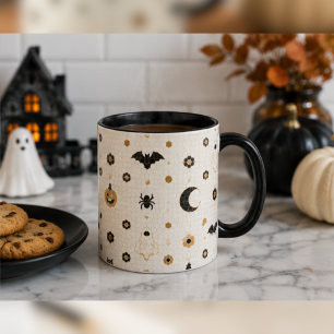 Tasse à café en carreaux de mosaïque de bistro par
