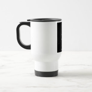 Tasse à café en céramique blanche minimaliste