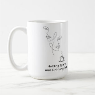 Tasse à café en céramique pour thérapie abstraite