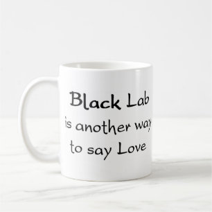 tasse à café en laboratoire noir