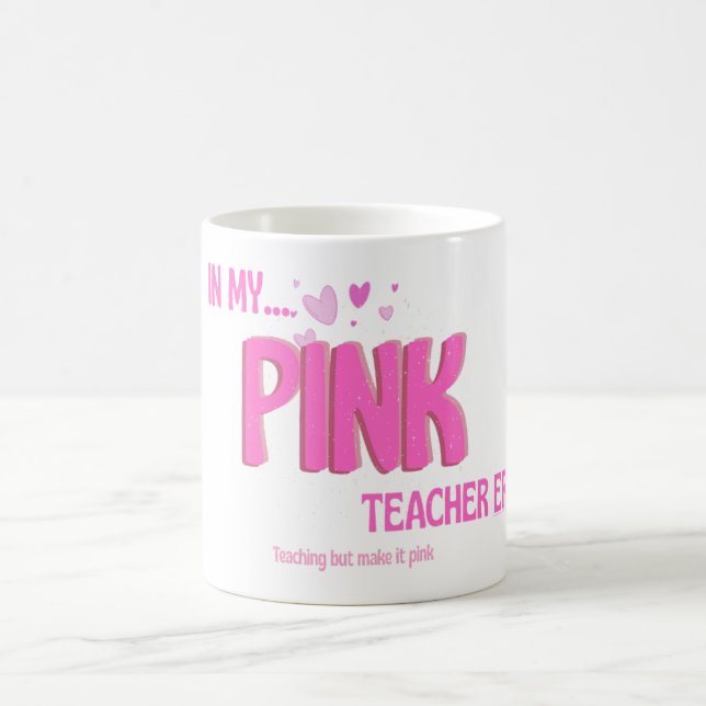 Tasse à café Ère de professeur rose (Centre)