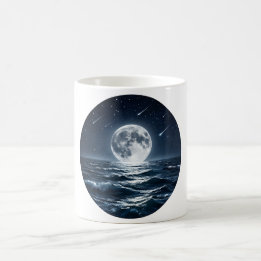 Tasse à café Étoiles Filantes sur Océan au Clair d