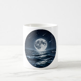 Tasse à café Étoiles Filantes sur Océan au Clair d